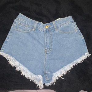 SHEIN denim shorts